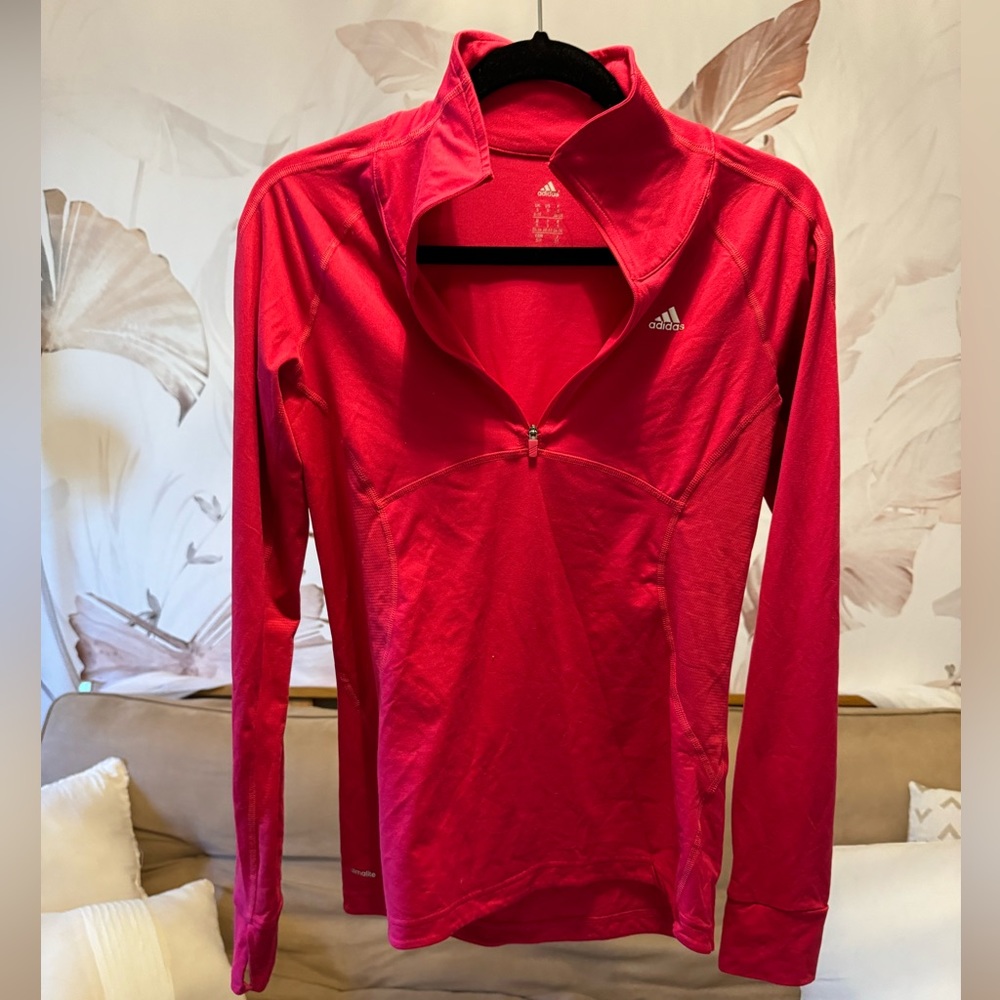 Adidas 1/4 zip Climalite top